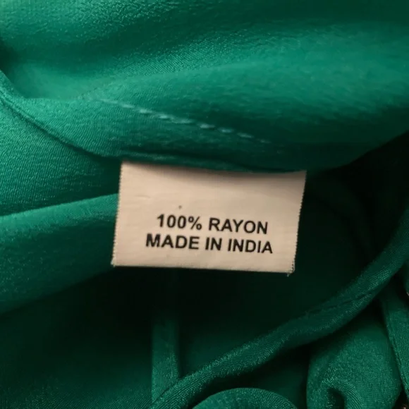 BNWOT MANISH VAID Madrid Emerald Green Halter Neck Dress, one size - Picture 7 of 10